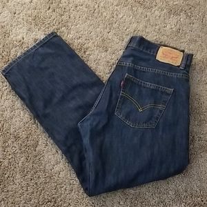 Levi's 514 Straight Boys Jeans 12 Husky 32 x 27